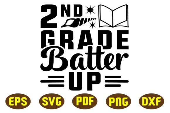 2nd Grade Batter Up Svg Designs