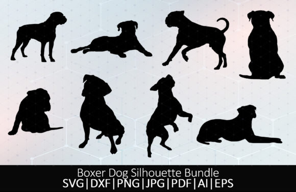 Boxer Dog Silhouette