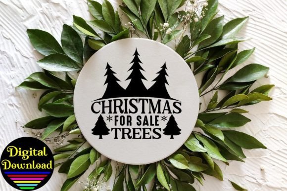 Christmas for Sale Trees Svg Design