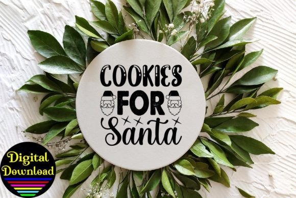 Cookies for Santa SVG T Shirt Design