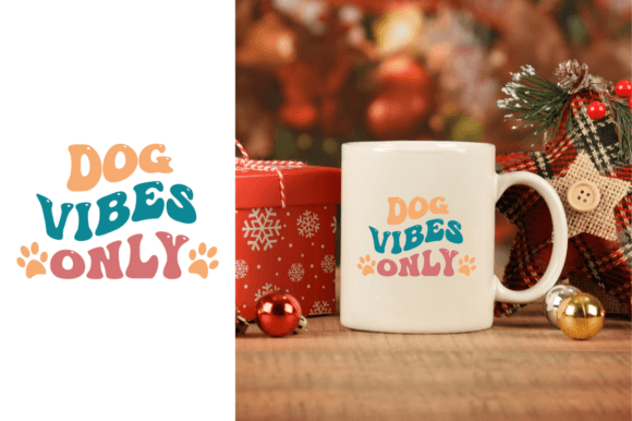 Dog Vibes Only - Retro SVG Vector