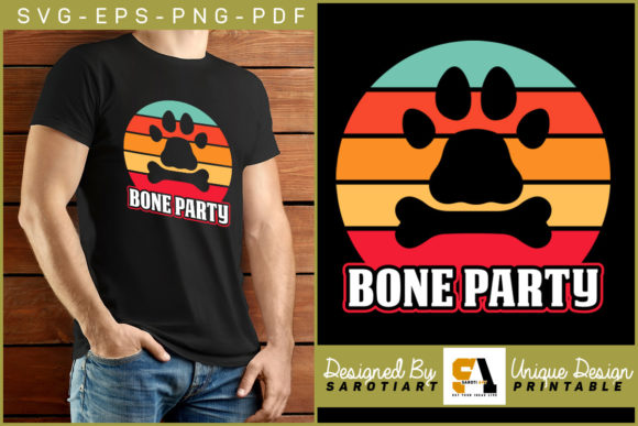 Embroidery Design Review: Dog Design Bone Party Svg T-shirt Quotes