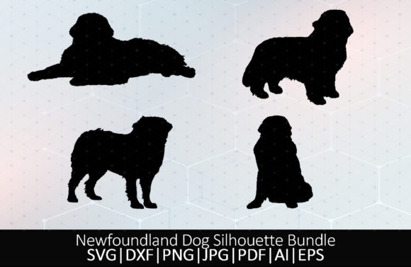 Newfoundland Dog Silhouette