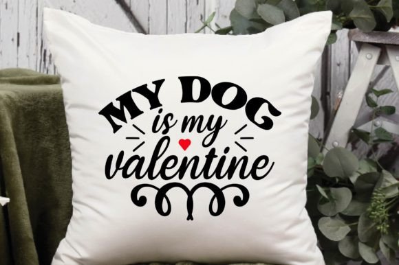 Valentines Day Svg Design My Dog is My V
