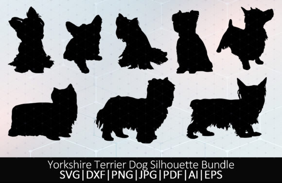 Yorkshire Terrier Dog Silhouette